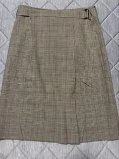 23区 チェック柄タイトスカート サイズ46