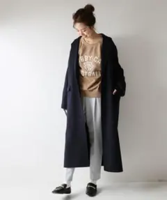 Wフェイステーラードロングコート　チェスターコート　スピックアンドスパン