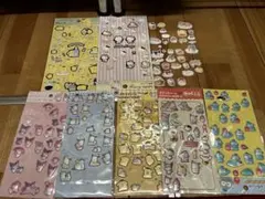 サンリオ　箔押しシール　ぷくぷくシール　おすそ分け8枚セット