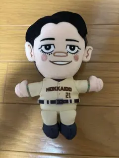 北海道日本ハムファイターズ 選手ぬいぐるみキーチェーン ♯18山﨑福也