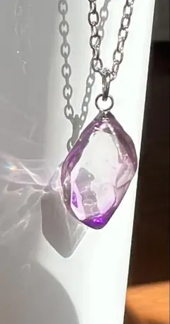 春色✳︎キラキラネックレス(鉱石型)