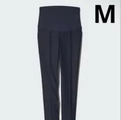 ユニクロ　マタニティ　スマートアンクルパンツ　ネイビー　M