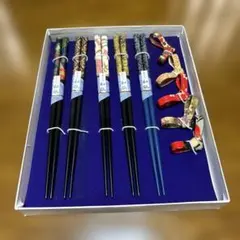 御箸 箸置セット 手すき和紙使用 5膳セット　おはしのサムネイル