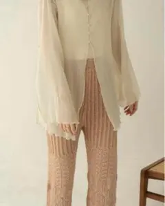 eaphi crochet knit pants