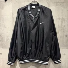 Nike ブラック Vネック ナイロンジャケット XL - メルカリ