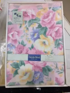 花柄 アクリル毛布 140×200cm ピンク 日本製 新品未使用 - メルカリ