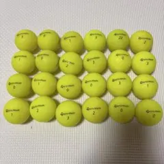 Aランク 24個 ディスタンス プラス ソフト イエロー ロストボール