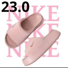 23.0 ナイキ カーム エレベーション サンダル ピンク 厚底 快適履き心地♥