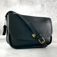 希少 COACH オールドコーチ ショルダーバッグ ターンロック USA レザー