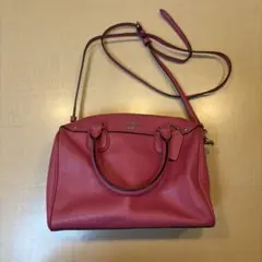 COACH ピンク ショルダーバッグ