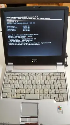 【値下げしました】SHARP ノートパソコン メビウスPC-MC30F