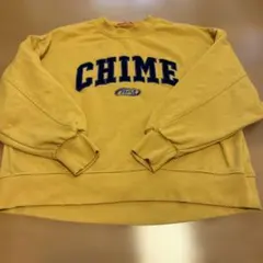 レピピアルマリオ CHIME ロゴ トレーナー イエロー