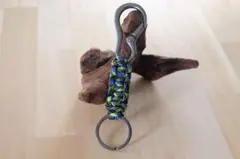 パラコードカラビナキーホルダー