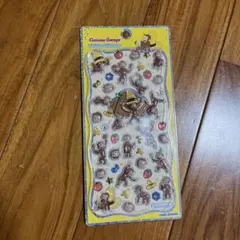 おさるのジョージ　プチドロップシール