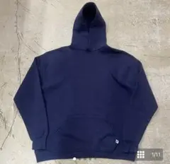 80s RUSSELL ATHLETIC XL ネイビー パーカー USA製