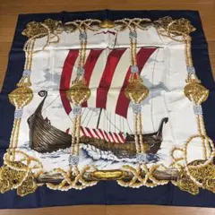 箱・証明書付】エルメス カレ90 スカーフ コロンブス アメリカ大陸発見