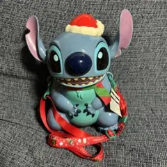 スティッチ　ディズニー　ポップコーンバケット　クリスマス サンタ　限定