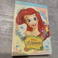 헤세이 레트로 ミニメモ帳 リトルマーメイド アリエル メモ帳 ディズニー