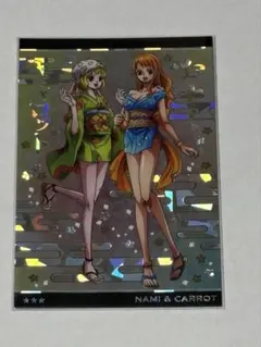 ワンピース ウエハースカード SR No.4-05 キャロット ナミ - メルカリ