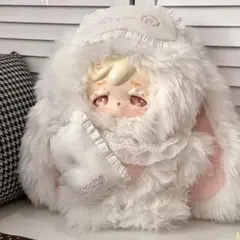 Yalli kokono 800% ぬいぐるみ アイマスク付き 白うさぎ - メルカリ