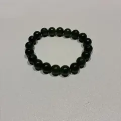 天然石 緑色ビーズブレスレット約 17.５cm