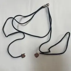 아그네스 비 초커 블랙 하트 참