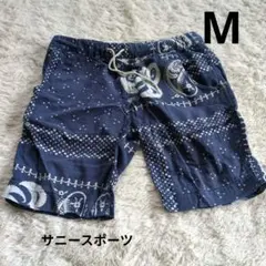 SUNNY SPORTS ペイズリー柄 ショートパンツ ネイビー M古着のサムネイル