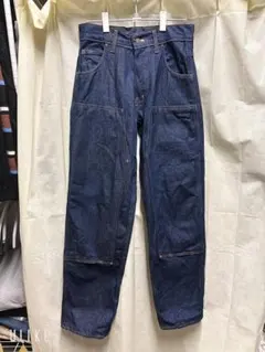 プリズンブルース　ダブルニーデニムパンツ