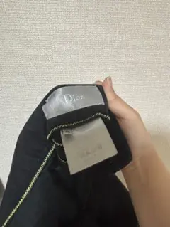 Dior ブラック スキニーパンツ