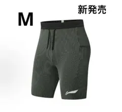 リーニン Li-ning ハーフタイツ Mサイズ - メルカリ