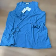 新品　タグ付き　ランバンオンブルー　ノースリーブ