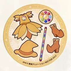 おジャ魔女どれみ ステッカー　アトレ　限定　藤原はづき　ウィンターカーニバル