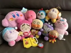 星のカービィ アンパンマン ぬいぐるみ マスコット まとめ売りのサムネイル
