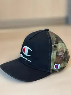 Champion キッズ メッシュキャップ（53〜55cm） カモフラ柄