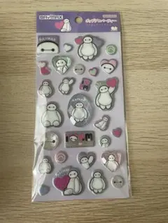 正規品　ベイマックス　ポップデコパーティー ラメきらクリスタルシール