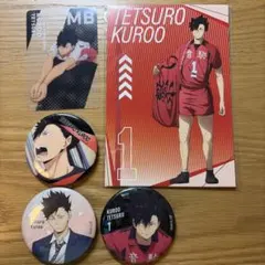 ハイキュー缶バッジ・カード黒尾鉄朗
