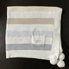 GELATO PIQUE ストライプ柄 ブランケット 75cm×75cm
