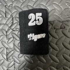 阪神タイガース　リストバンド 番号25 ブラック　300円〜スタート