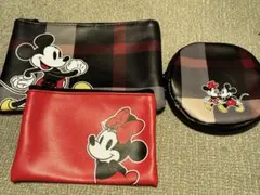 ミッキー&ミニーデザイン3点セット