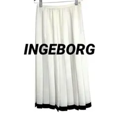INGEBORG/インゲボルグ　アイボリー フレアスカート
