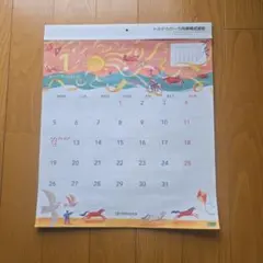 最終値下げしました　カレンダー 壁掛け　2026年　トヨタ　月曜始まり