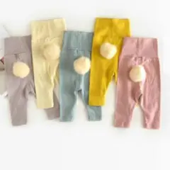 baby girl boy うさぎ しっぽ レギンスパンツ