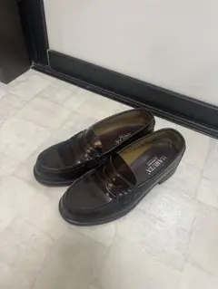 ブラックレザー ローファー