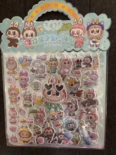 labubu 立体シールセット　らぶbu