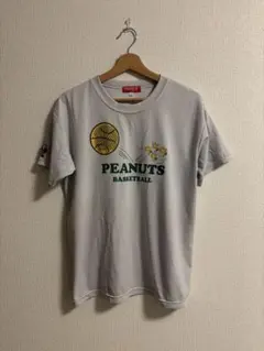 スヌーピー バスケットボール Tシャツ ホワイト