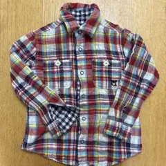 DOUBLE.B リバーシブル チェックシャツ