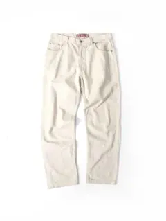 00s ホワイトデニムパンツ Gパン ヴィンテージ古着