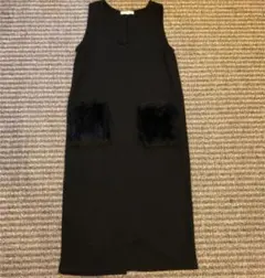 値下げしました！　ファー付きワンピース