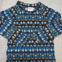 patagonia 幾何学模様 長袖カットソー 3Tフリース