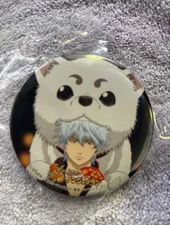 銀魂 ナンジャタウン 祝テレビアニメ再開！ 缶バッジ 沖田総悟 定春